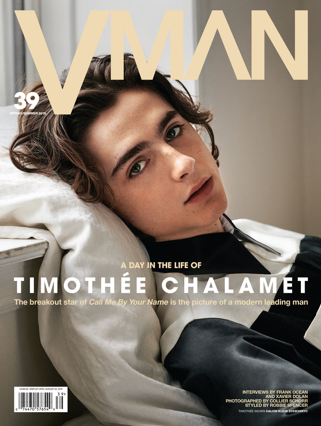 VMAN 39: A DAY IN THE LIFE OF TIMOTHÉE CHALAMET